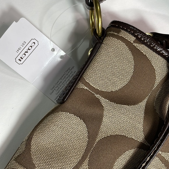 Coach signature Stripe Duffle Crossbody NWT ACC360 - Picture 5 of 10